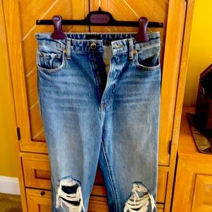 Khaite Danielle High Rise Stovepipe Jeans